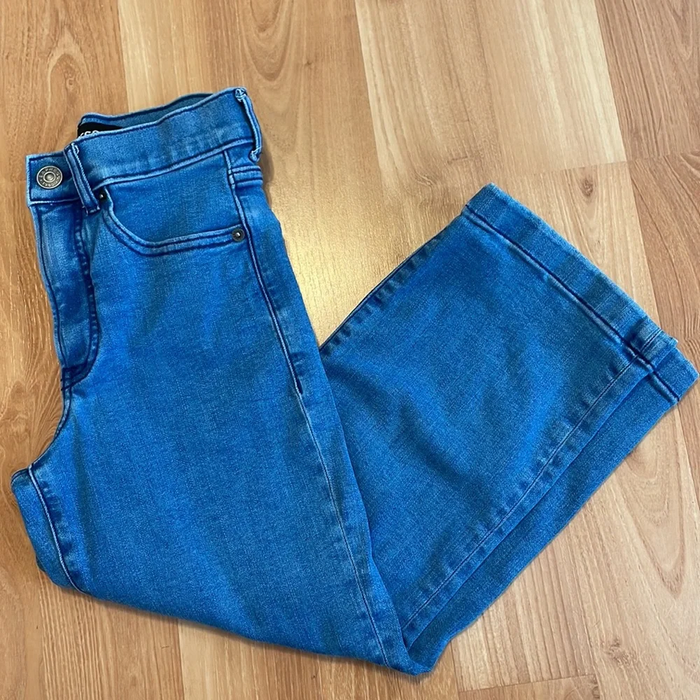 Express Cropped Wide Leg High Rise Jean - Picture 6 of 12